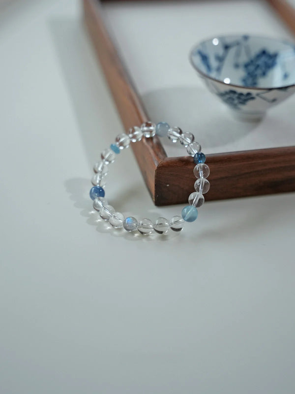 Ocean Gleam Crystal Healing Bracelet