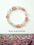 Peach Blossom Crystal Healing Bracelet
