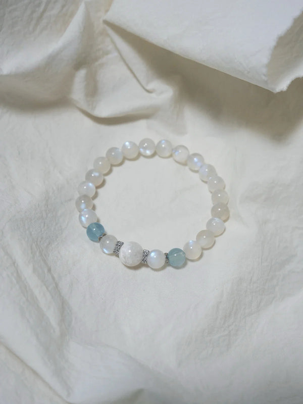 Melted Snow Crystal Healing Bracelet