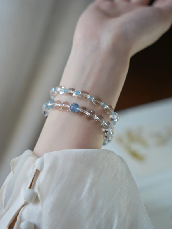 Ocean Gleam Crystal Healing Bracelet