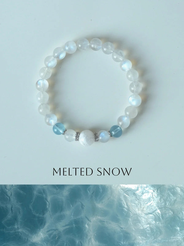 Melted Snow Crystal Healing Bracelet