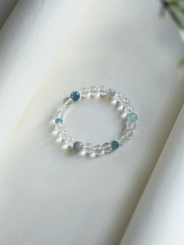 Ocean Gleam Crystal Healing Bracelet