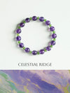 Celestial Ridge Amethyst & Jade Intentional Bracelet