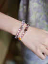 Violet Dawn Crystal Healing Bracelet