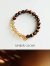 Amber Glow Citrine & Tiger Eye Intentional Bracelet