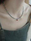 Emerald Breeze Crystal Healing Necklace