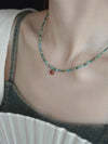 Emerald Breeze Crystal Healing Necklace