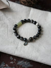 Ink Feather Crystal Healing Bracelet