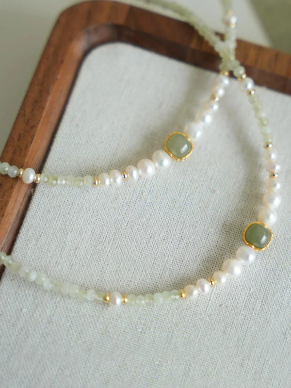 Moonlit Lily Crystal Healing Bracelet