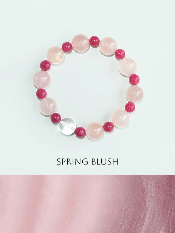 Spring Blush Crystal Healing Bracelet