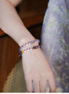 Lavender Wave Crystal Healing Bracelet