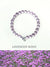 Lavender Wave Crystal Healing Bracelet