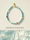 Bamboo Shadows Turquoise Intentional Bracelet