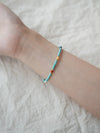 Bamboo Shadows Turquoise Intentional Bracelet