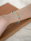 Bamboo Shadows Turquoise Intentional Bracelet