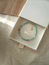 Bamboo Shadows Turquoise Intentional Bracelet