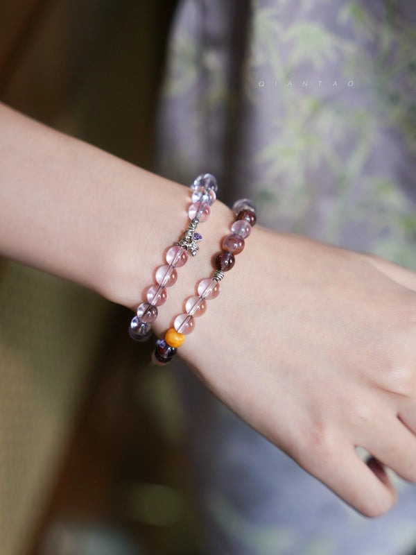 Violet Dawn Crystal Healing Bracelet