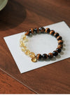 Amber Glow Citrine & Tiger Eye Intentional Bracelet