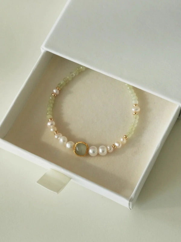 Moonlit Lily Crystal Healing Bracelet