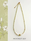 Moonlit Lily Crystal Healing Necklace